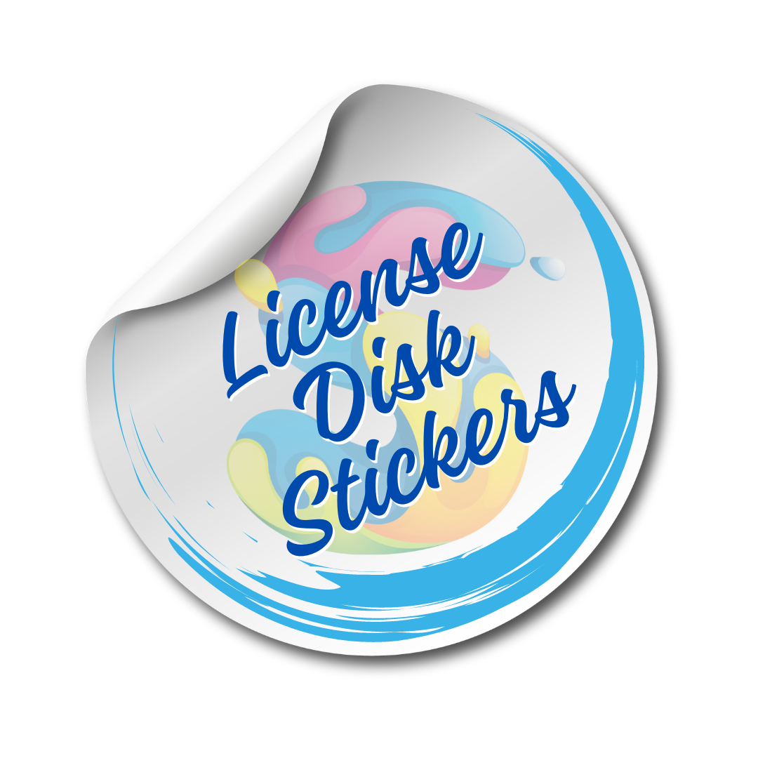License Disk Stickers